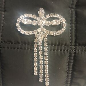 Vintage Rhinestone Crystal Brooch